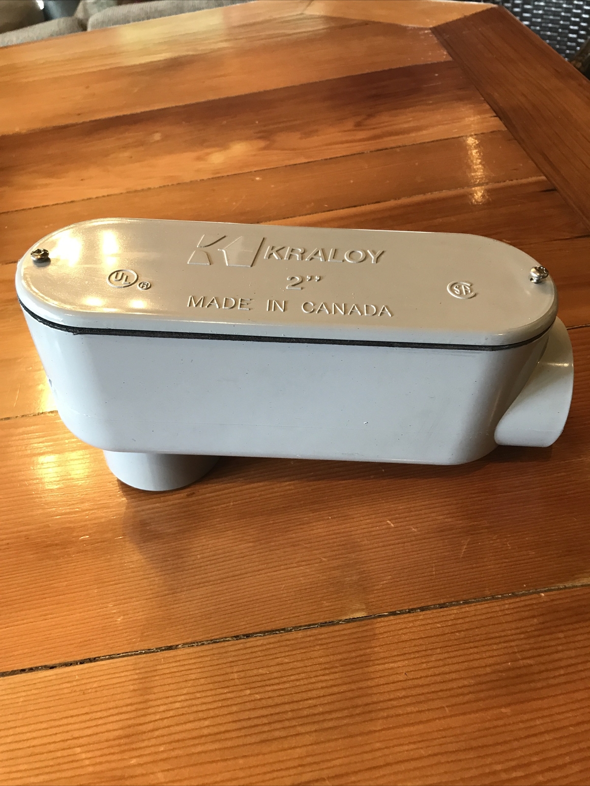 KRALOY 2"  PVC CONDUIT BODY ACCESS FITTING LB20 new