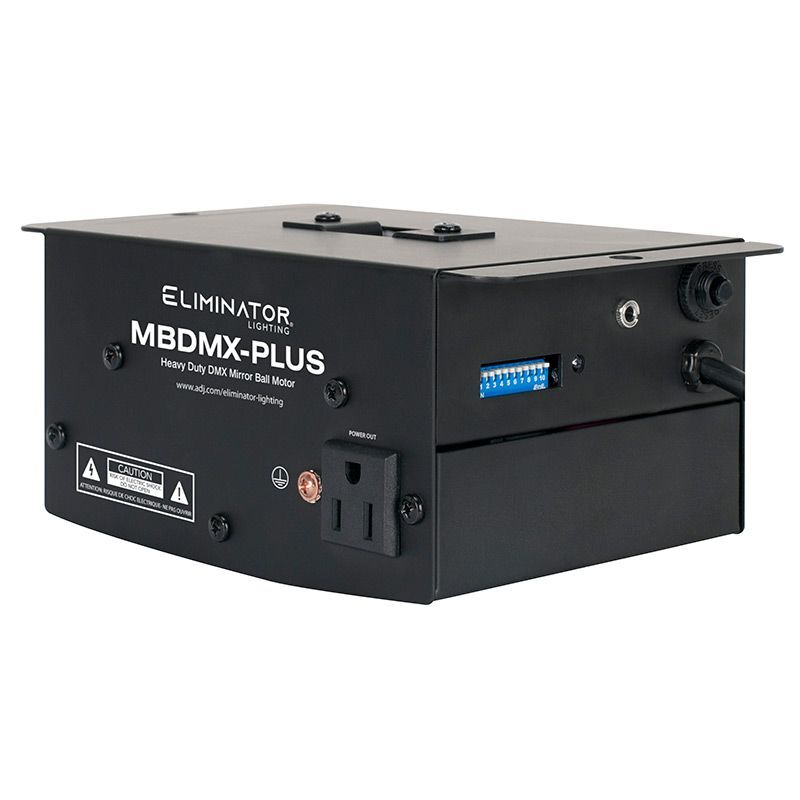 Eliminator Lighting MBDMX-PLUS Heavy Duty DMX Mirror Ball