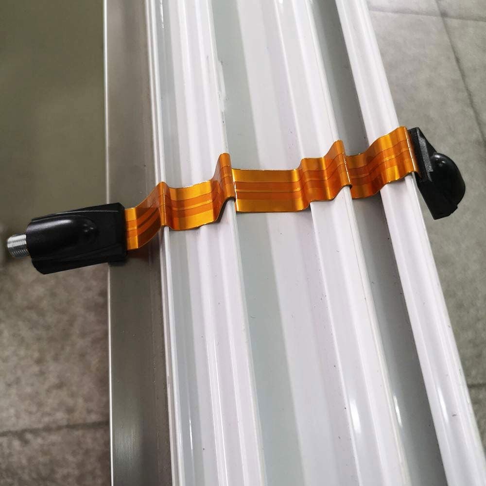 VANTRONIK Flat Coaxial Cable for Windows Ghost Wire Thin, Black and yellow