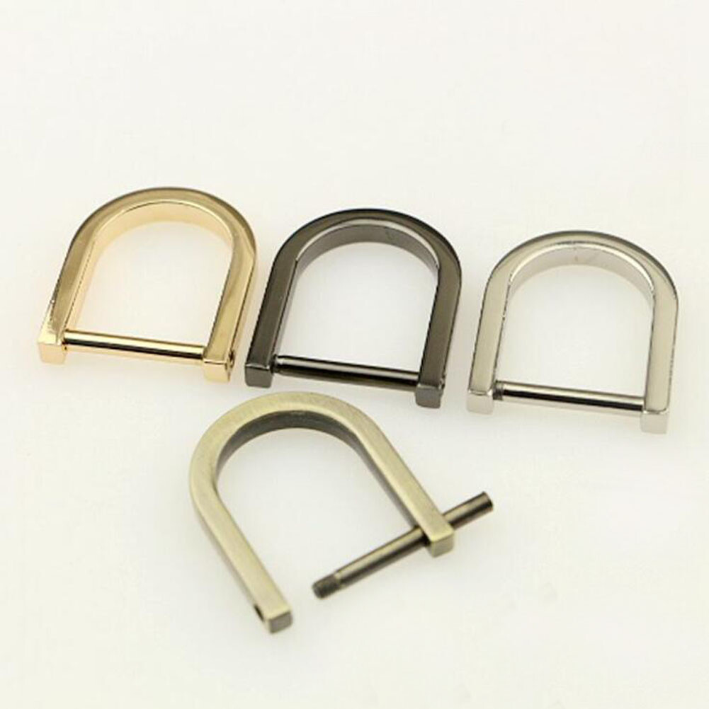 Metal Detachable Openable Screw U Ring Clasp Handbag Purse Strap Belt 20 mm G