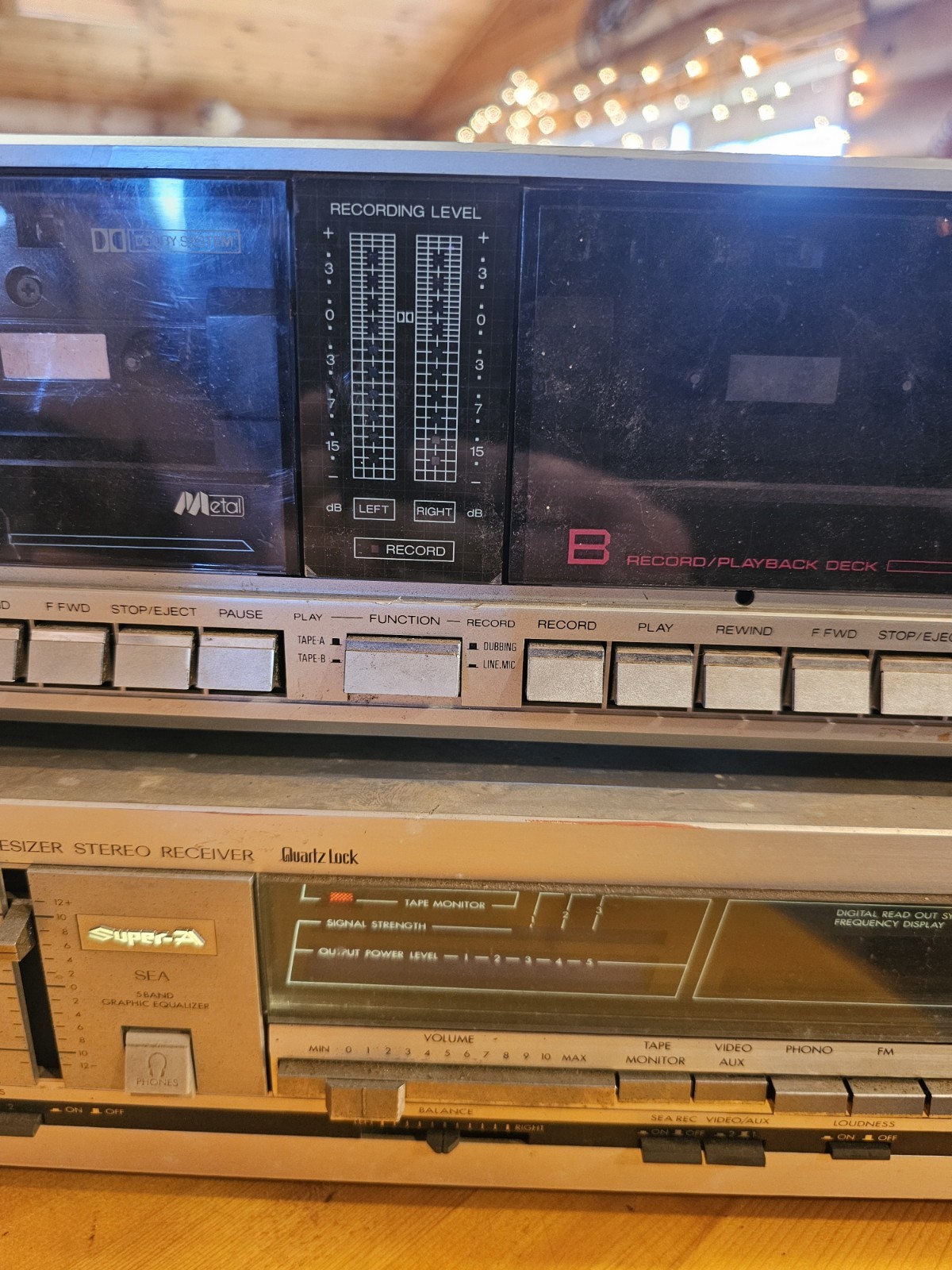 Vintage JVC RX44 Super-A Synthesizer Proformance Cassettedeck Working