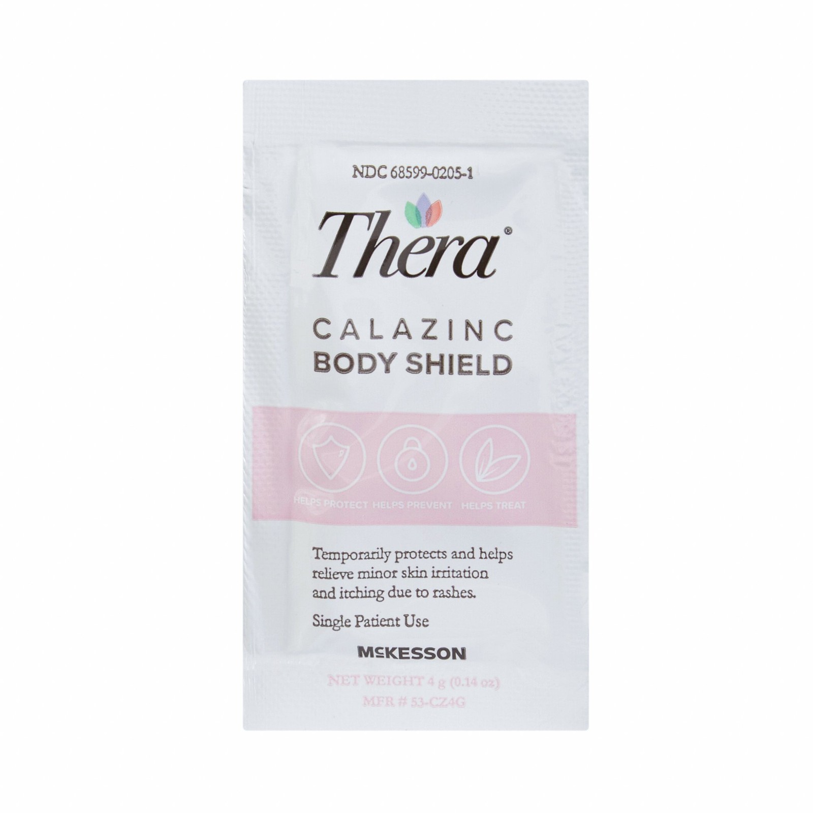 Thera Skin Protectant Cream 4 Gram Individual Packet 53-CZ4G 864 Ct
