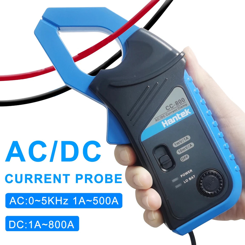 Hantek CC-800 AC/DC Current Clamp Multimeter Oscilloscope 800A 5kHz 1mV