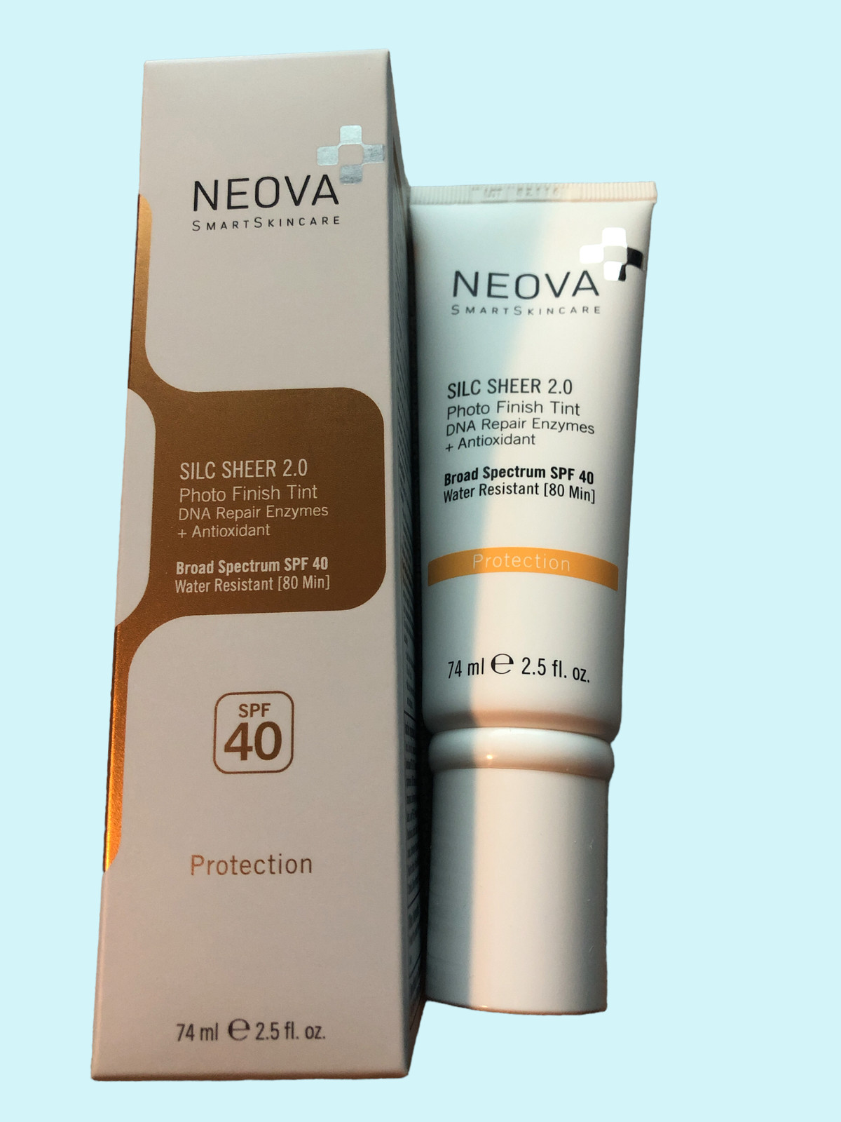 Neova DNA Damage Control Silc Sheer 2.0 Broad Spectrum SPF 40, 2.5 oz. EXP 10/26