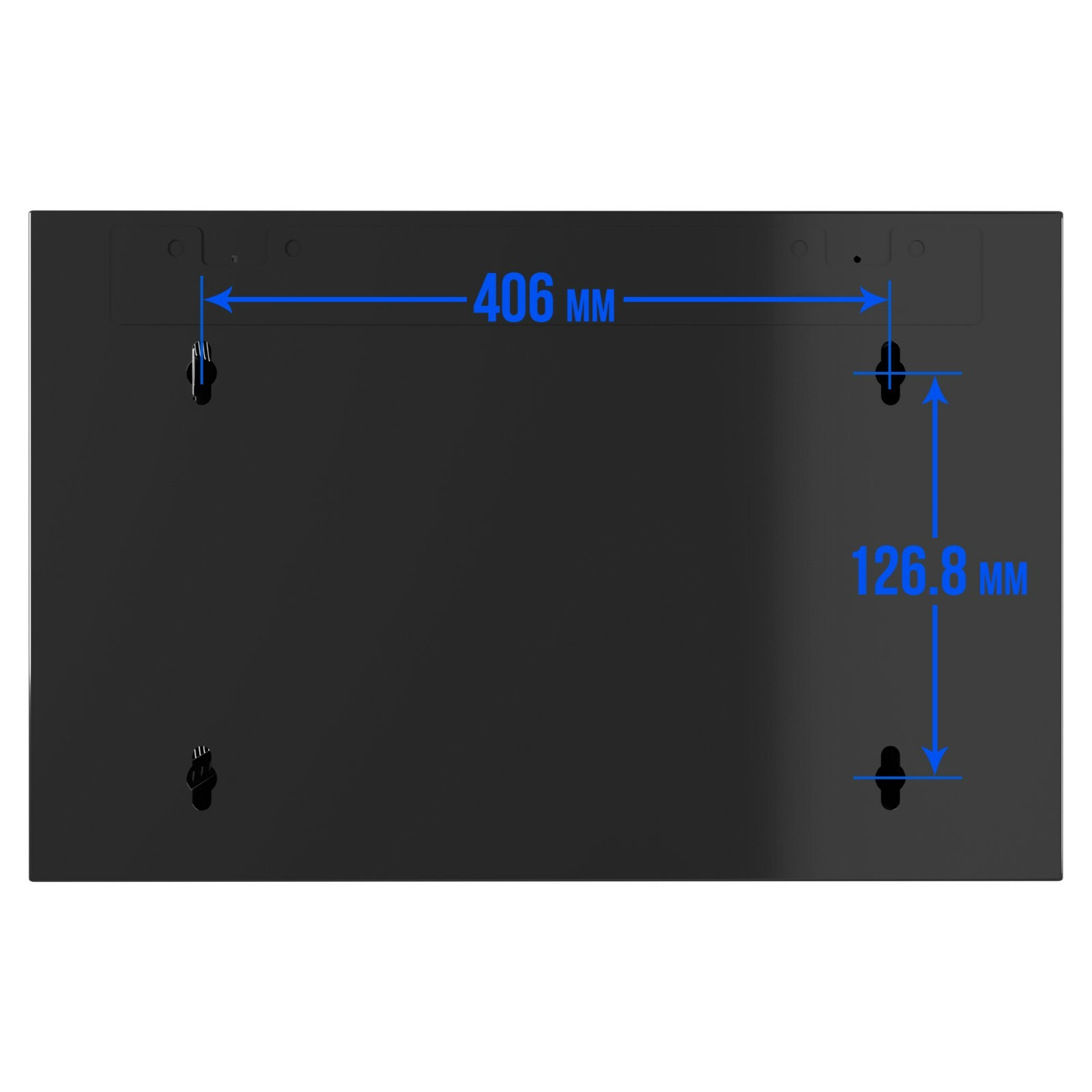 6U Wall Mount Server Cabinet Locking Networking Enclosure Data Rack Glass Door