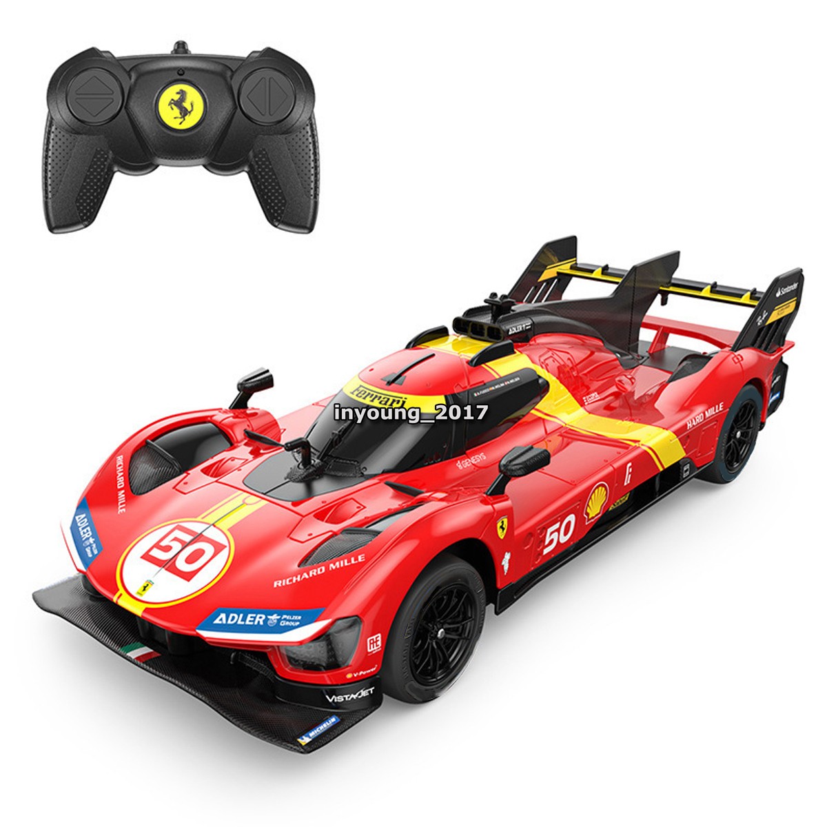 1:24 Remote Control Car 2.4GHz Ferrari 499P RC Car Toy Vehicle Boys Toys Kids
