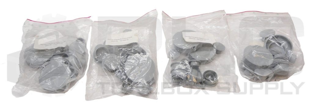 LOT OF 4 NEW DEMAG 75268044 WHEEL BLOCK PLUG SET 752 680 44