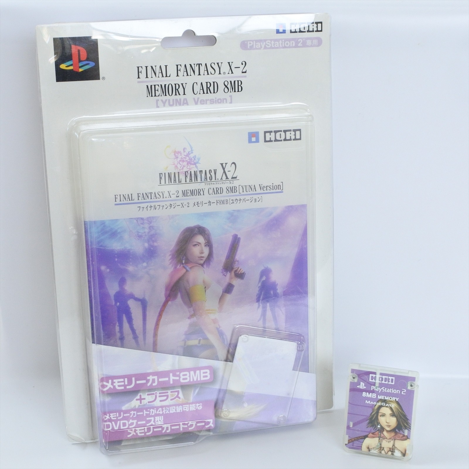 PS2 Playstation 2 Memory Card FINAL FANTASY X-2 Yuna 8MB Hori Boxed 1017