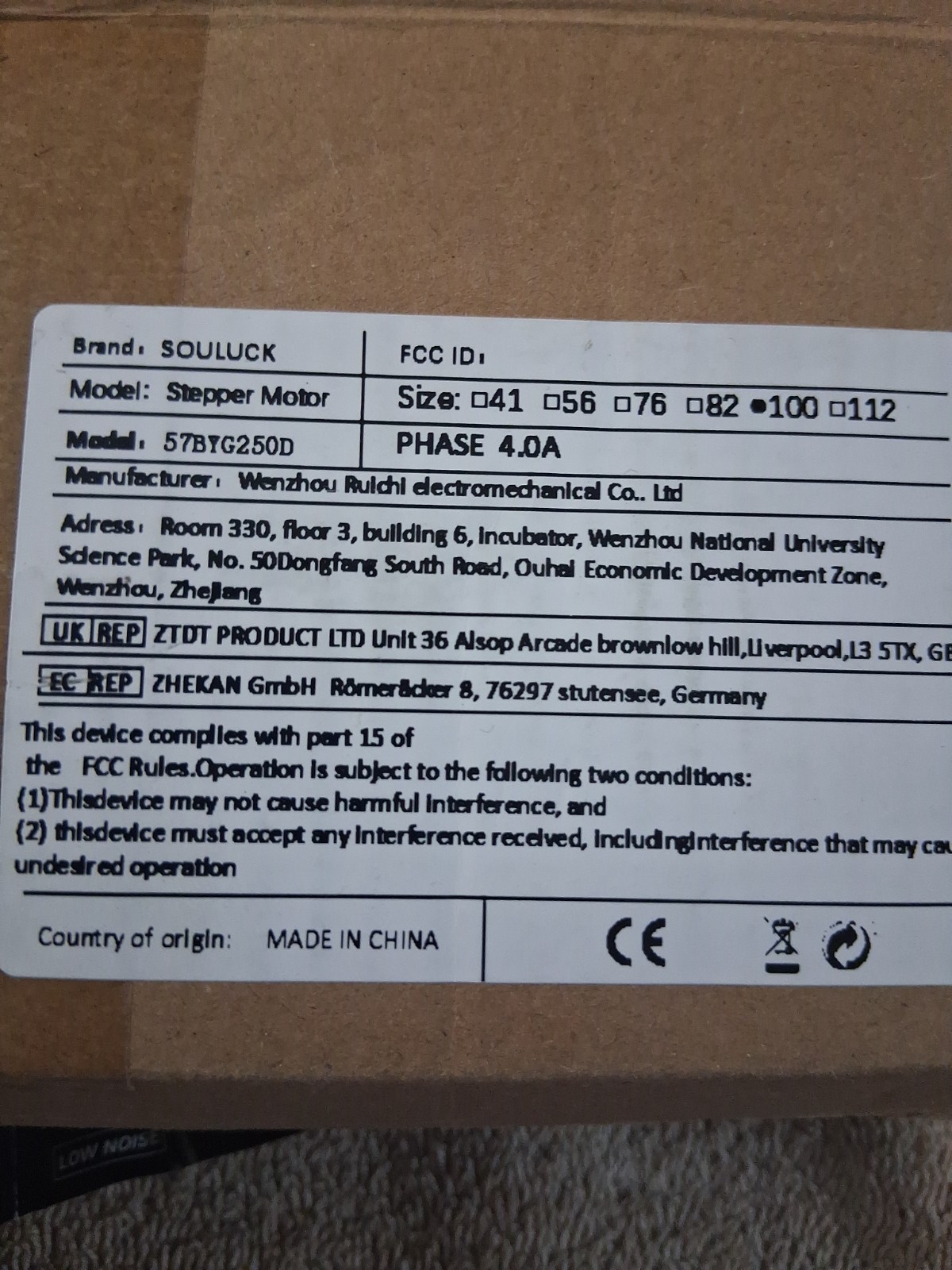 Stepper Motor 57BYG250D