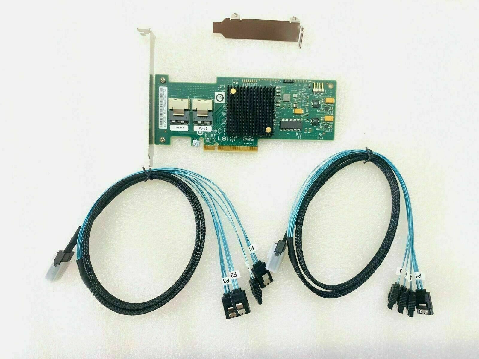 LSI 9211-8i 6Gbps SAS HBA FW:P20 IT Mode ZFS FreeNAS unRAID 2* SFF-8087 SATA