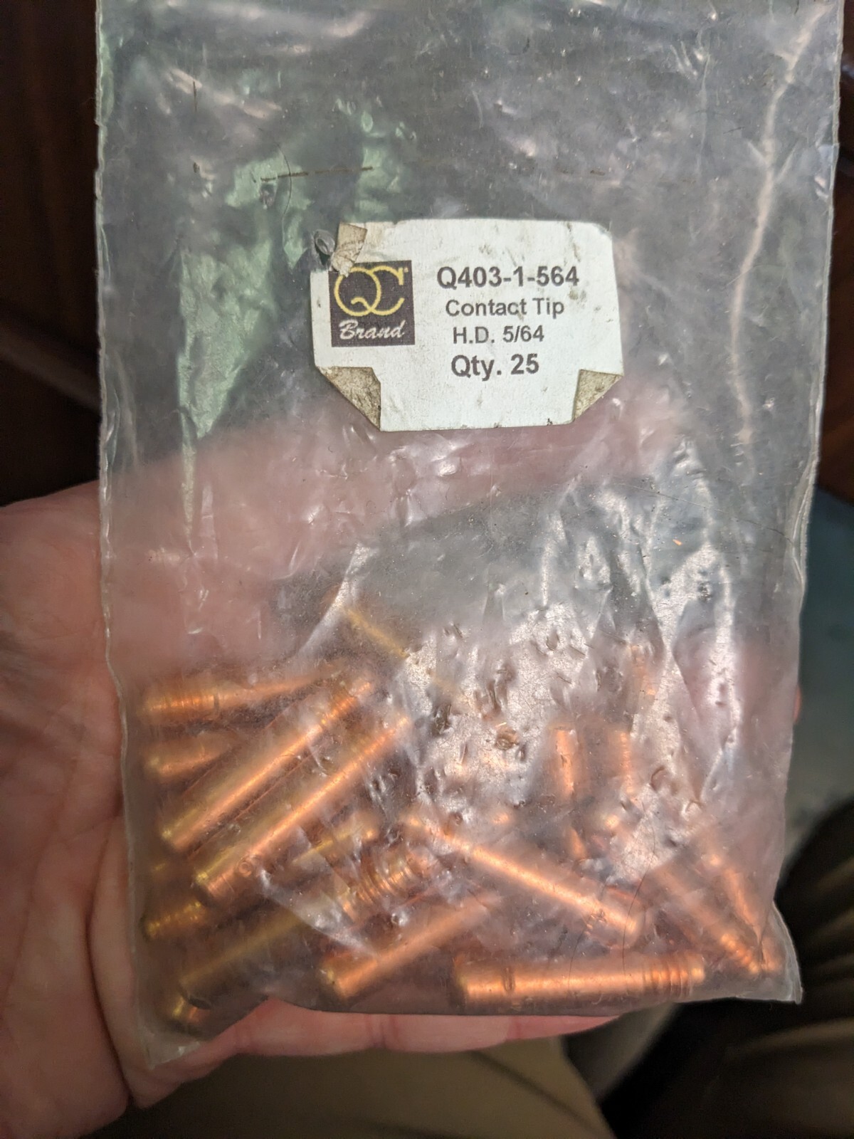 25EA QC BRAND 403-1-564 CONTACT TIPS ESAB