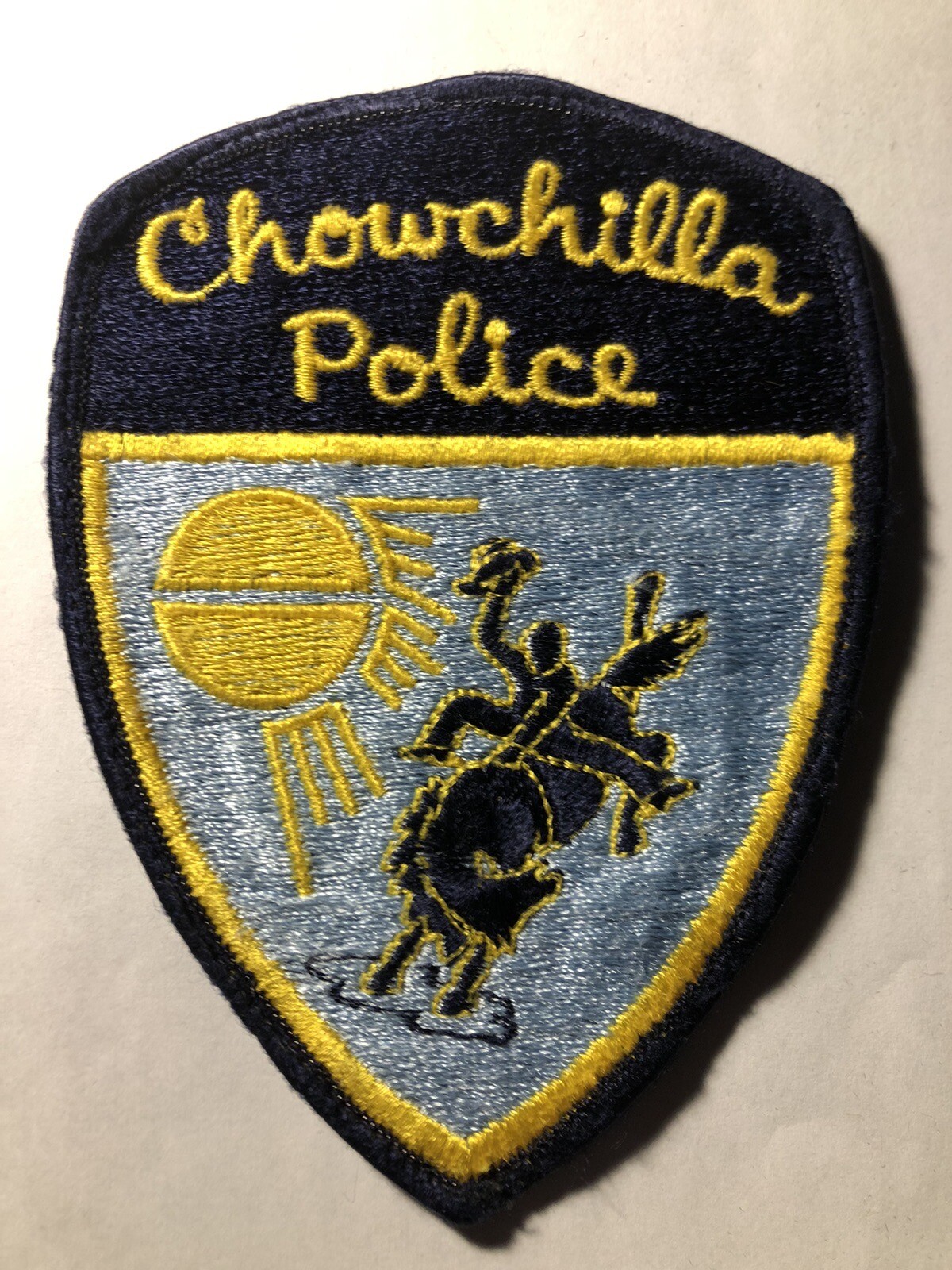 Chowchilla California Police Patch ~ Vintage ~ RARE