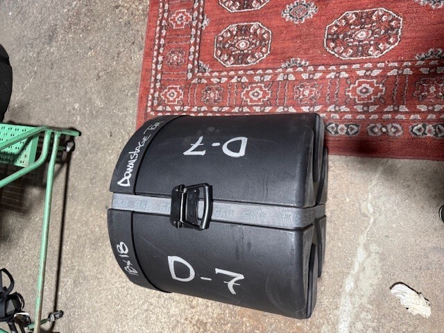 SBK Roto X hard shell drum case set excellent condition