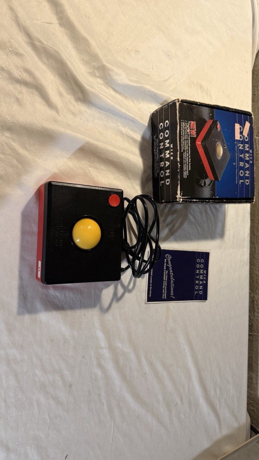 Command Control Wico Trackball In Box Tested Working Refurbished
