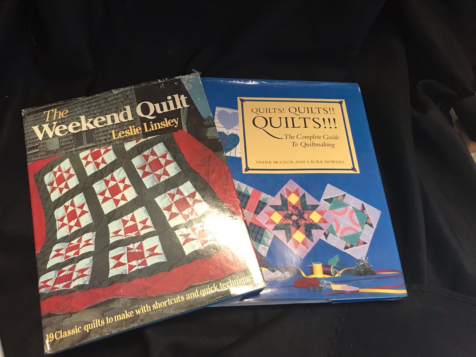 Vintage Quilting Books lot Of 2 Quilt Craft Sewing Patchwork