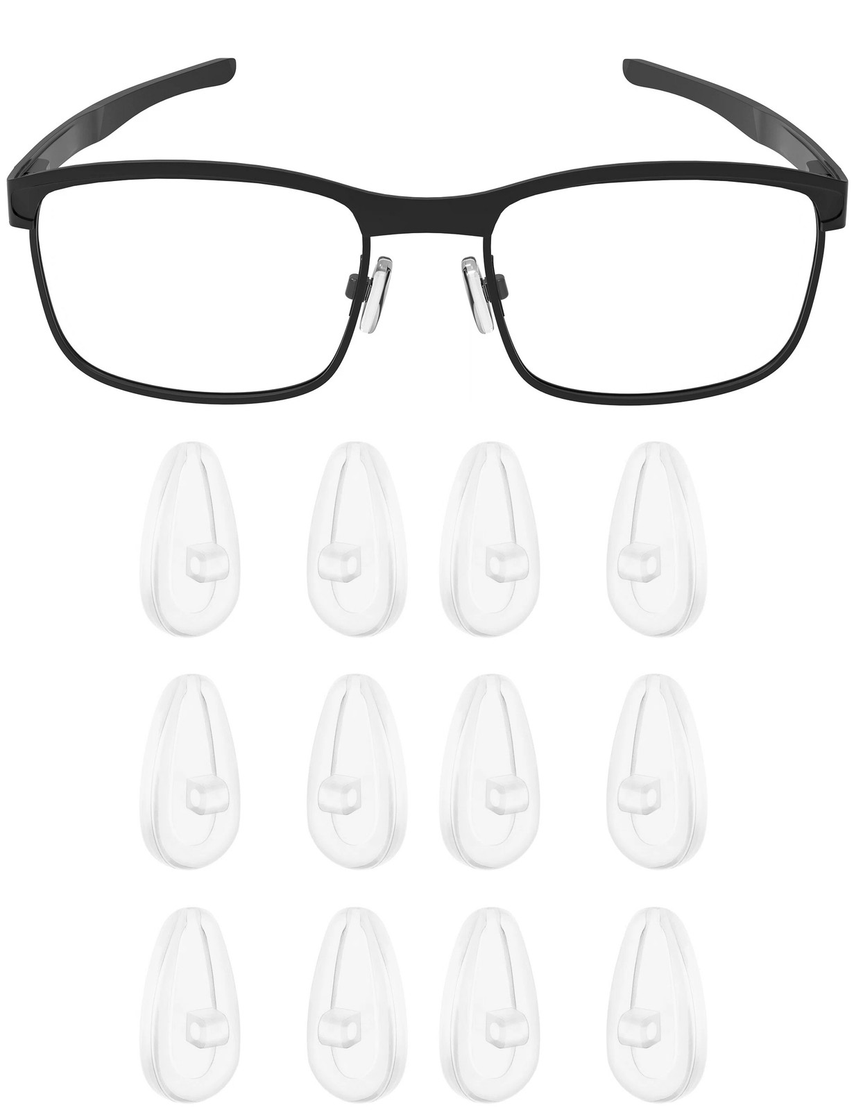 Replacement Nose Pads Pieces for Oakley Conductor 6 OO41406 Conductor 8 OO4107