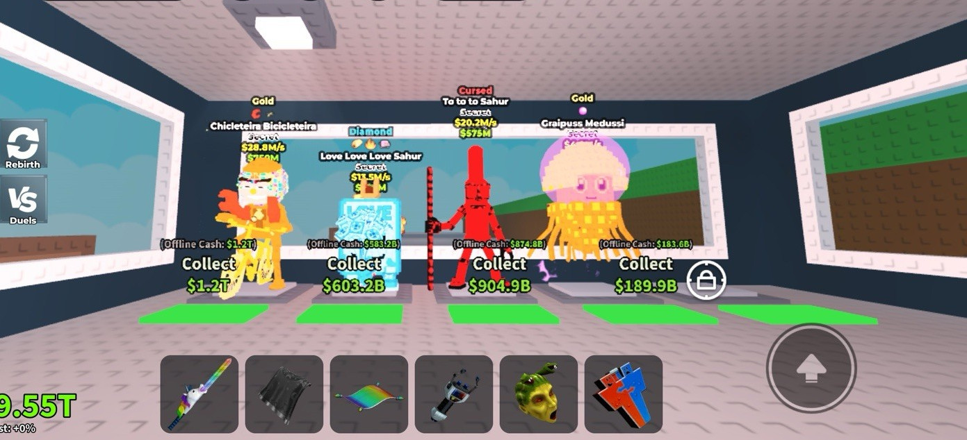 Roblox Secret Gold Diamond Cursed Rainbow Collectibles Game Items