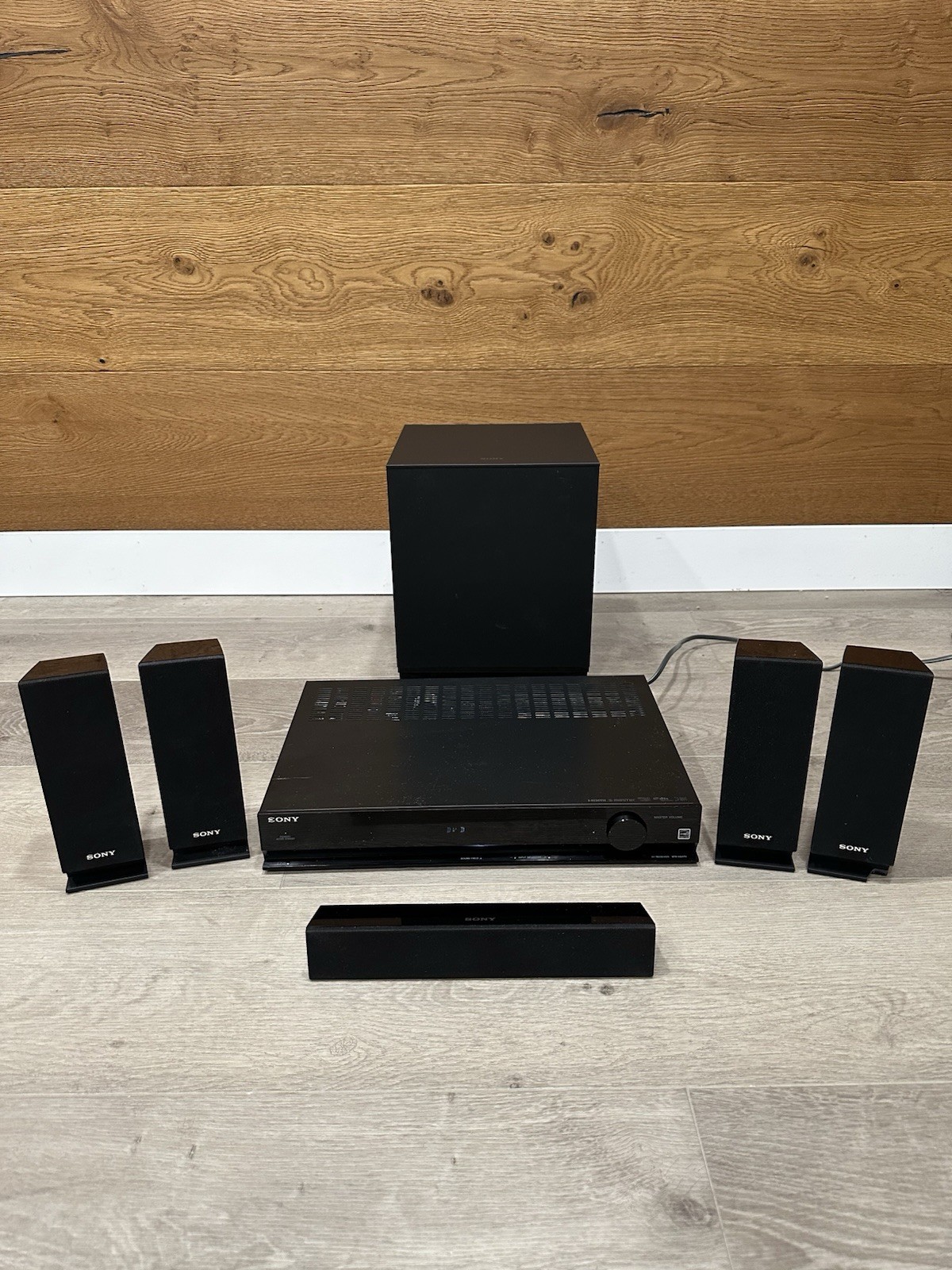 Sony STR-KS370 5.1 Home Theater Receiver System w/Speakers & Subwoofer No Remote