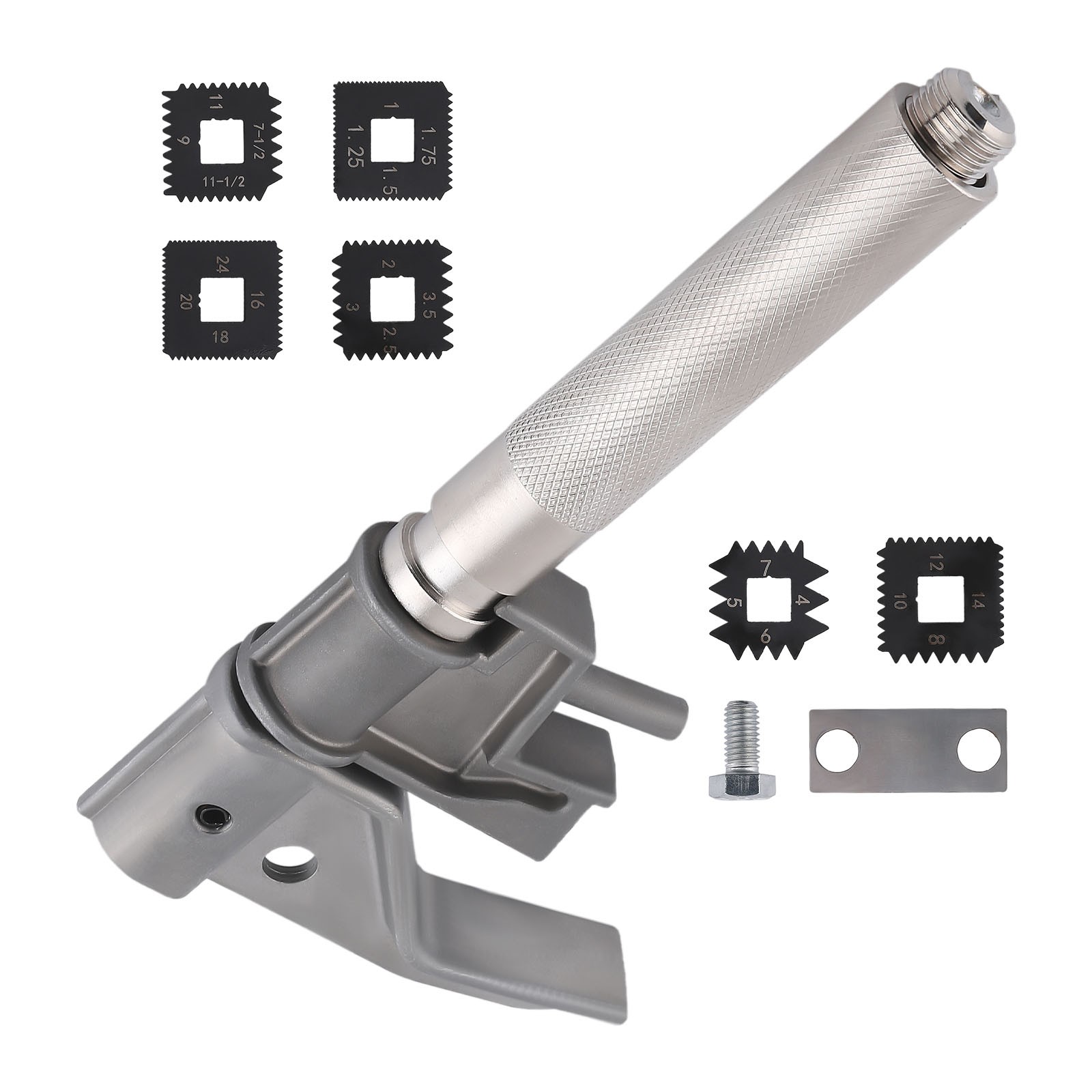 7402 Universal Outside Thread Chaser from 1-1/4” to 5” O.D. threads Kit
