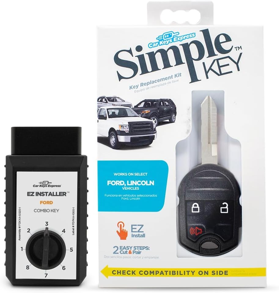 Simple Key, Key Fob and Programmer 3 Button Keypads, Replacement...