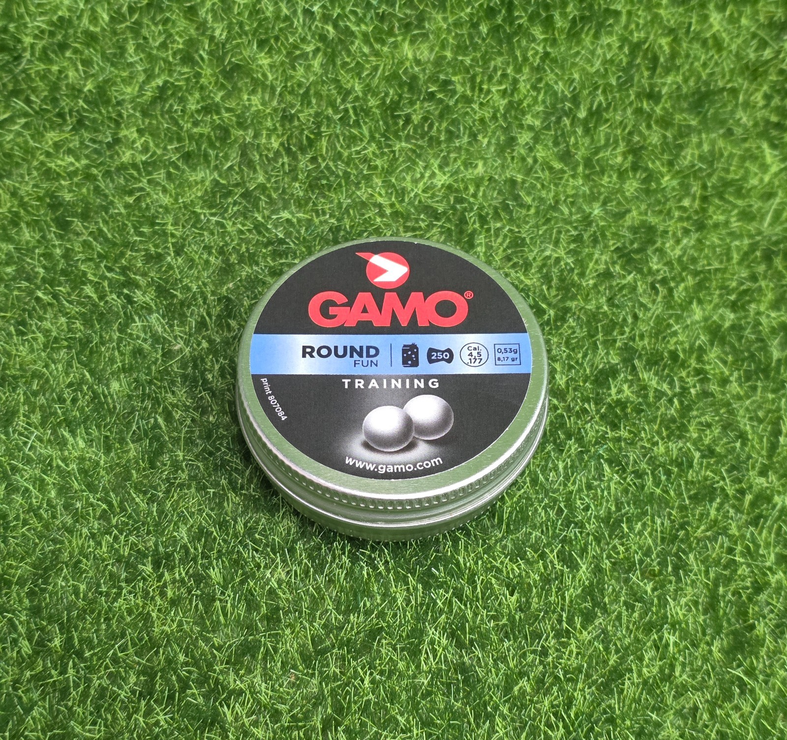 Gamo Roundball .177 4.5mm Lead Training Pellets, 250ct, 8.17gr - 632032454