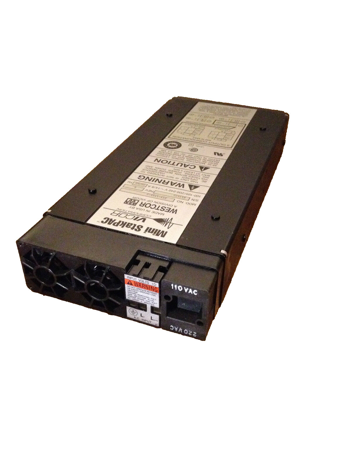 VICOR WESTCOR ST5-1514-2  REV A 110/220VAC 600W POWER SUPPLY