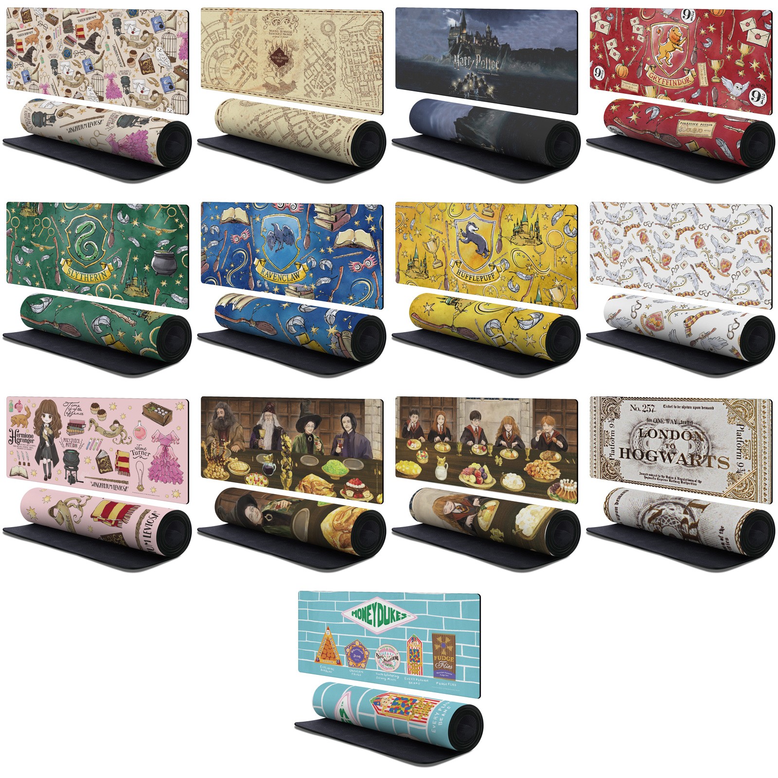 OFFICIAL HARRY POTTER GRAPHICS GAMING OFFICE DESK PC KEYBOARD MOUSE MAT PAD