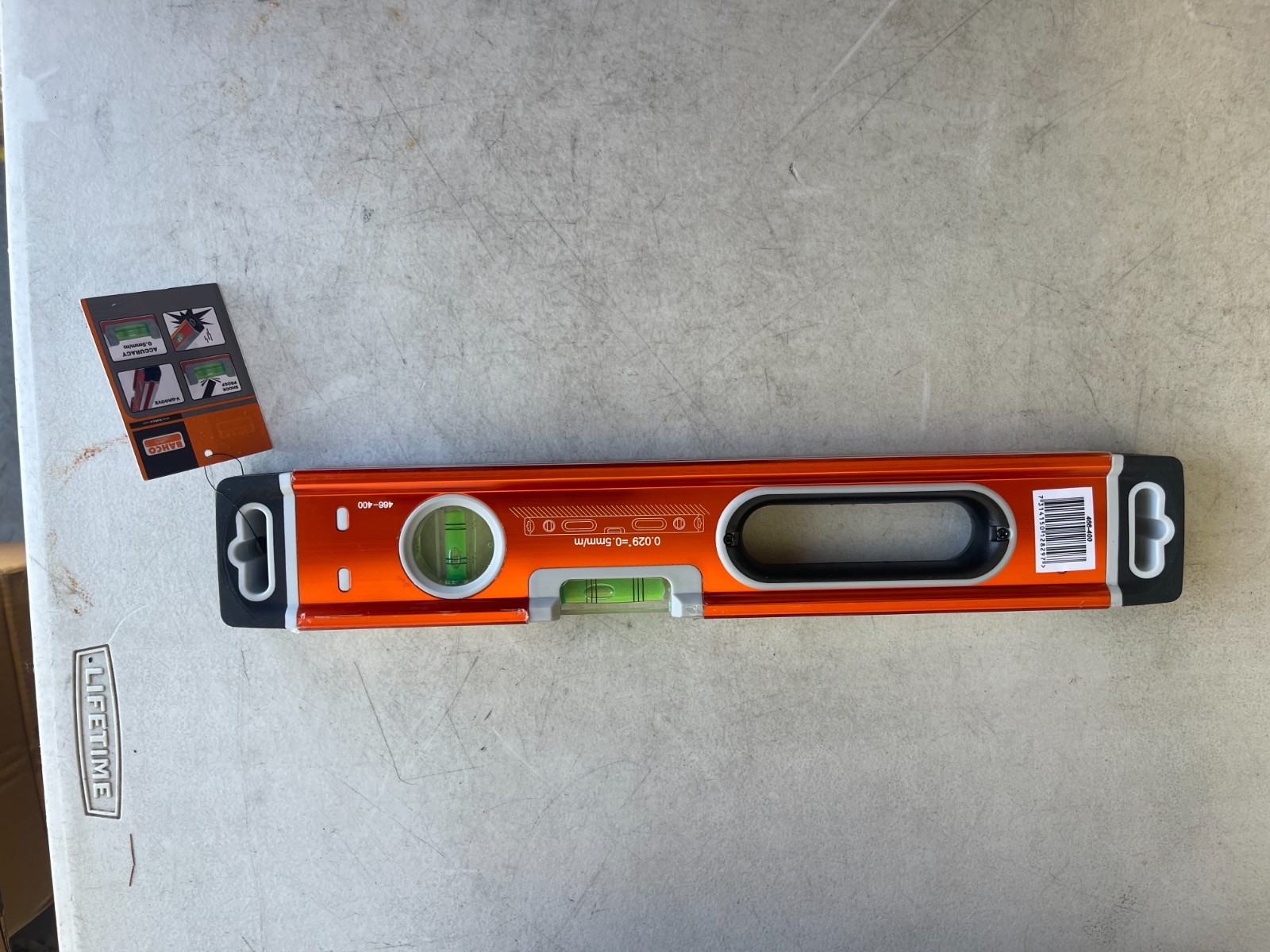 BAHCO 466-400 Professional Spirit Level 16" (400mm) V-Groove Shock-Proof NEW