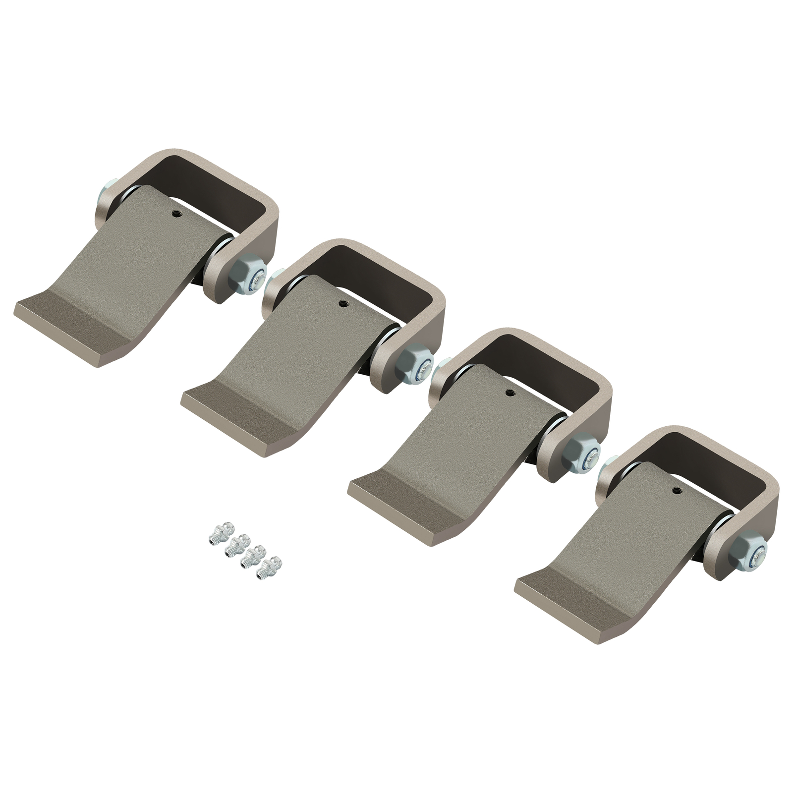 4 Short Leaf Door Hinge Greaseable Cargo Dump Trailer Truck Strap Style Gate