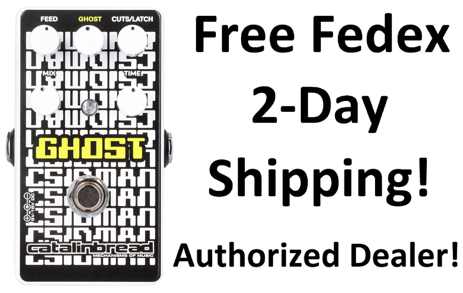 New Catalinbread CSIDMAN Ghost Stutter Glitch Delay Guitar Effects Pedal