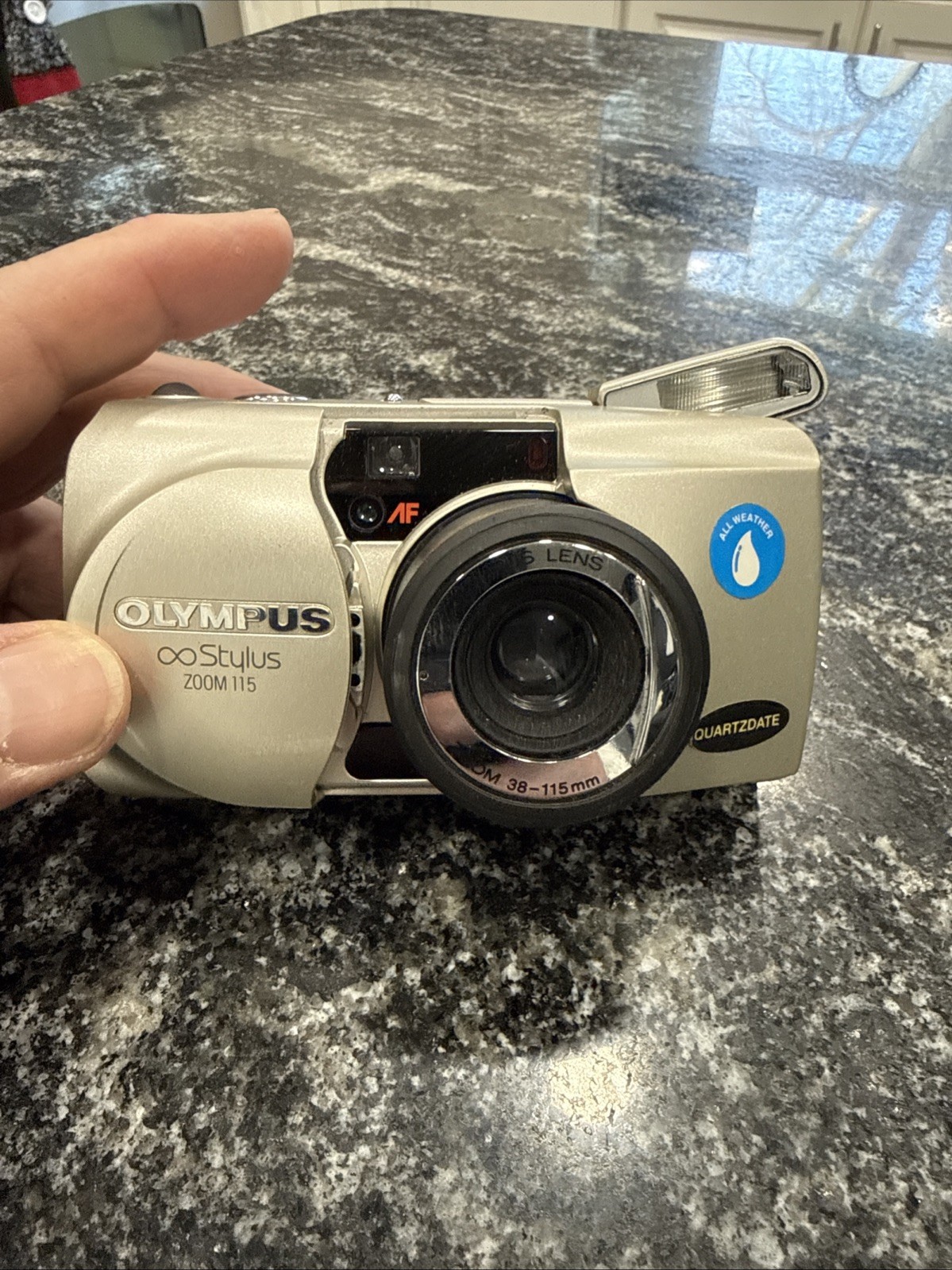 Olympus Stylus Epic Zoom 115, 38-115mm zoom, 35mm P&S 35mm Film All Weather