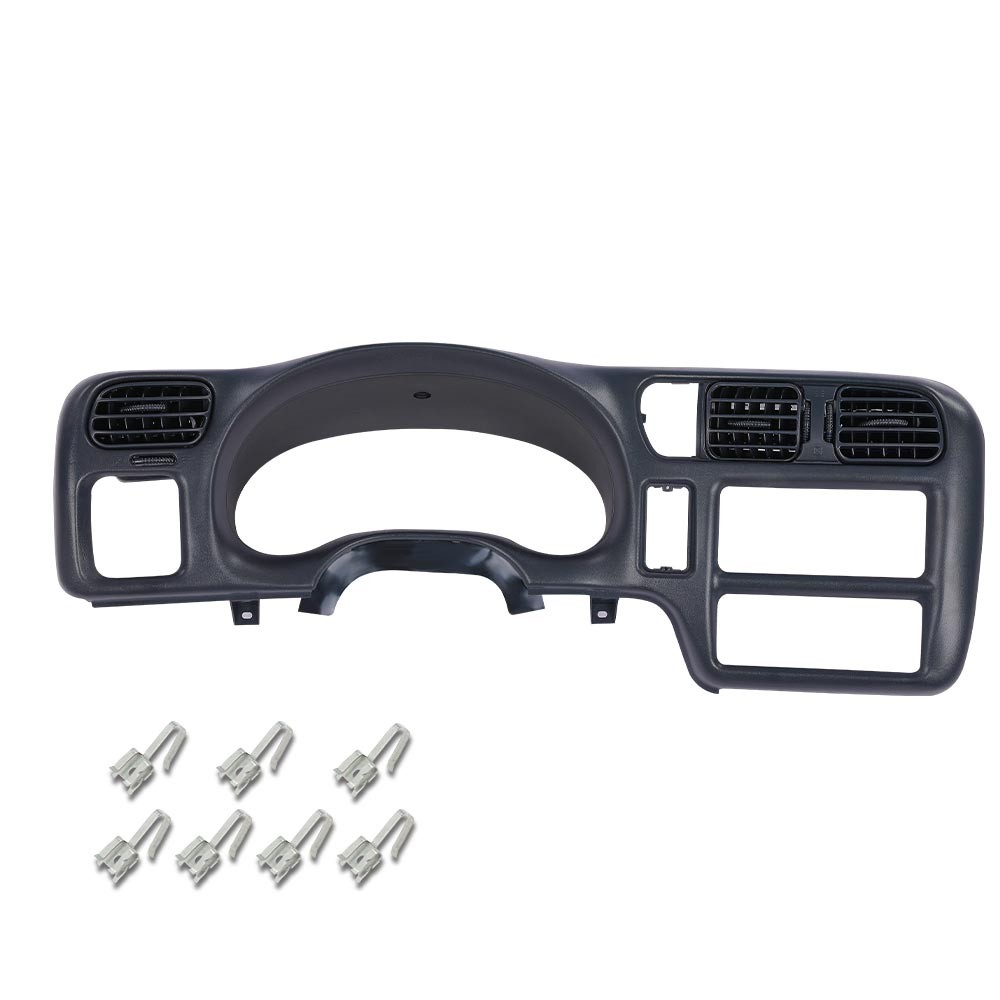 Dark Gray Dash Trim Bezel Fit For 1998-2004 Blazer Jimmy Sonoma S10 Bravada New