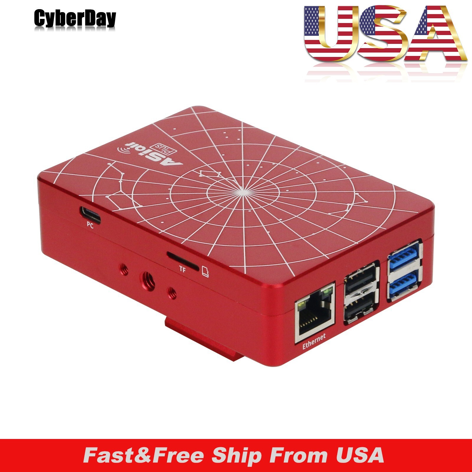 ZWO ASIAIR PLUS 256G Smart Wifi Device 256G eMMC Supports Gigabit Ethernet #USA