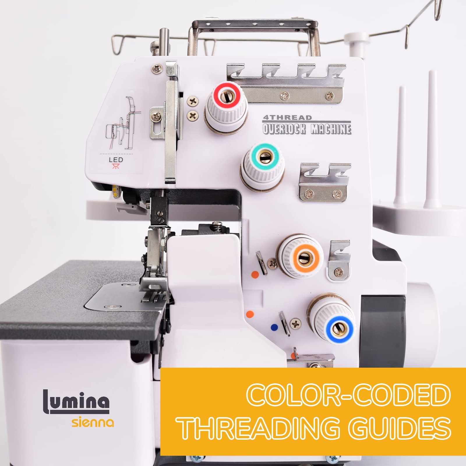 Sienna Serger Sewing Machine - Industrial Grade Sergers & Overlock Machines