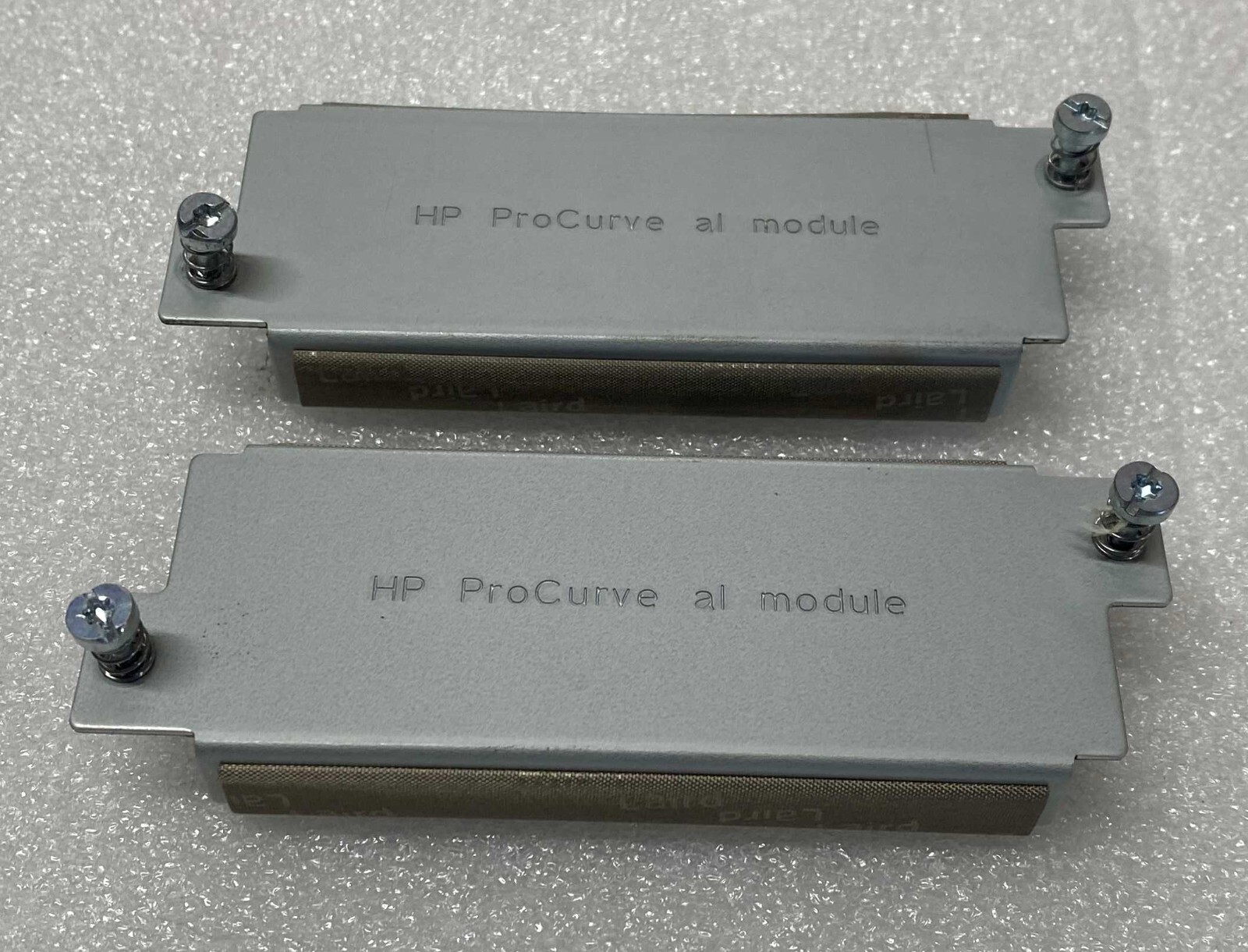 Lot of 2x 5003-1633 5003-1152 HP 2920 Procurve al Module Metal Plate Cover