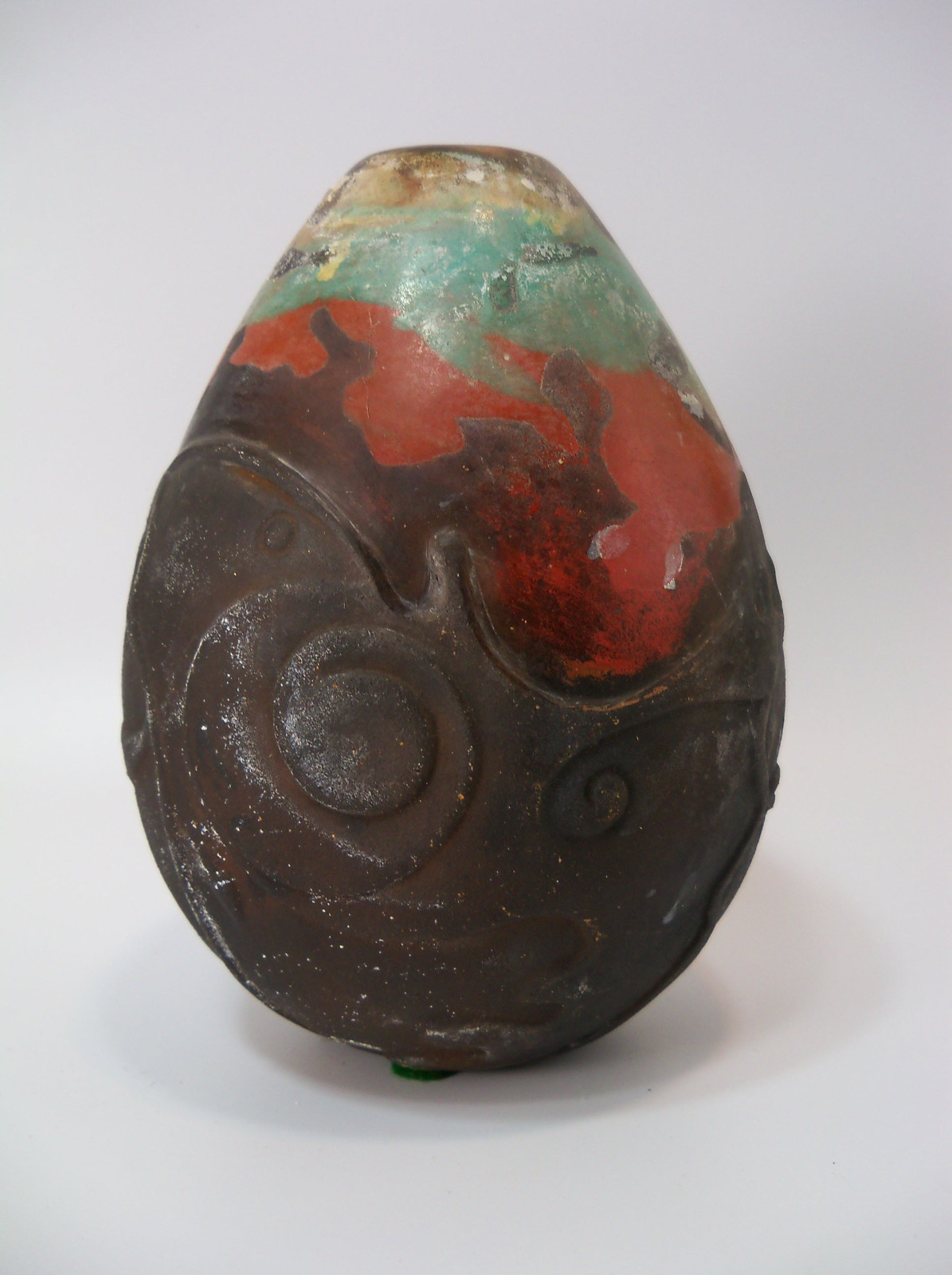 Handmade Peru Peruvian Clay Pottery Vase by Maneno