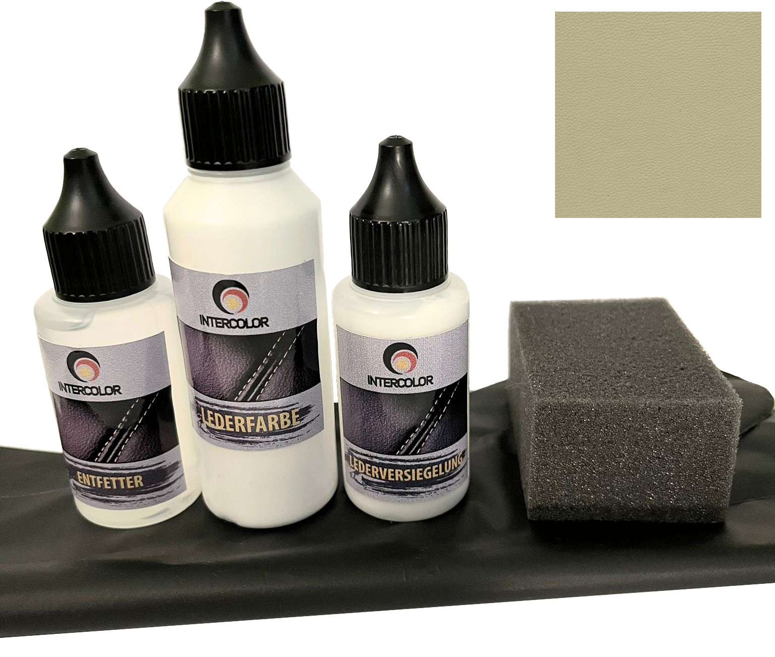 Car BMW Dakota Oyster Leather Paint Set Repair for Leather and Faux Leather