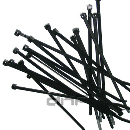 200 PACK 8 INCH BLACK NYLON UV WEATHER RESISTANT ZIP TIE CABLE WIRE 8" 50 LBS