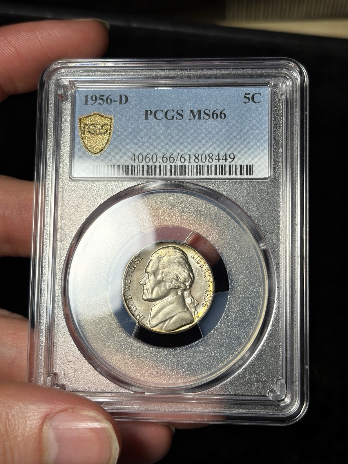 1956 US Mint Set 18 Coin Fully PCGS Graded Rainbow Toned WOW Original