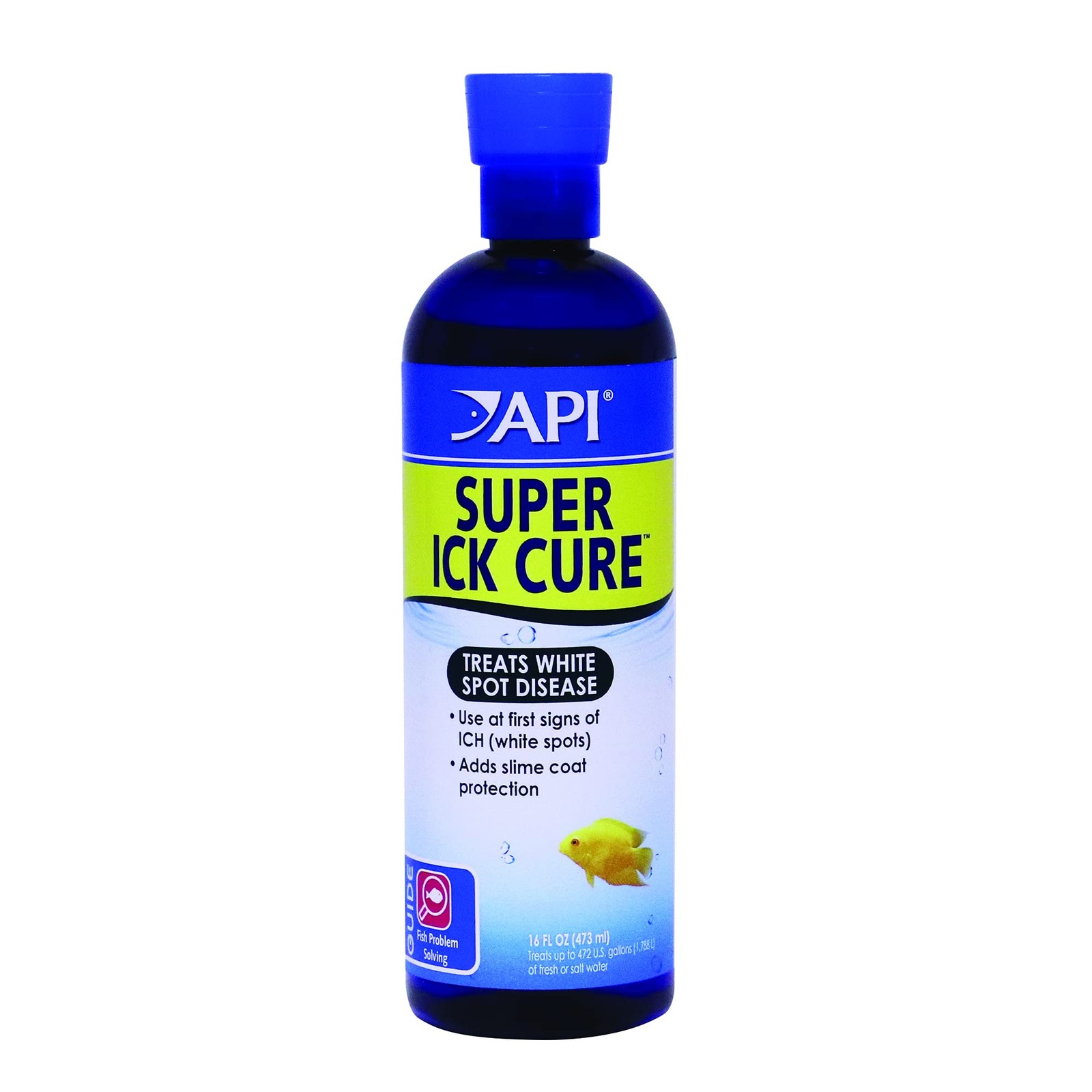 Api Liquid Super Ick Cure 16Oz Freshwater Saltwater Fish Medication Treatment
