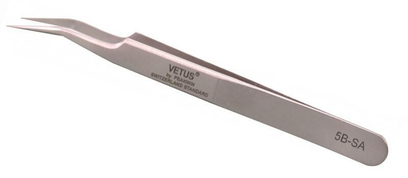 Genuine Vetus 5B-SA Eyelash Extension Isolation Straight Very Fine Tip