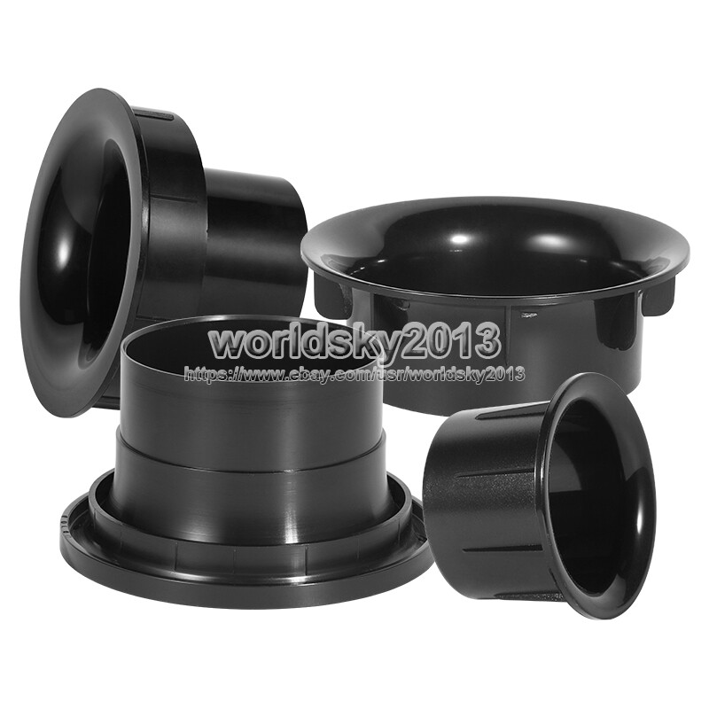 2pcs Speaker Port Tube Bass Woofer Inverted Tube Audio Loudspeaker Box Air Vent