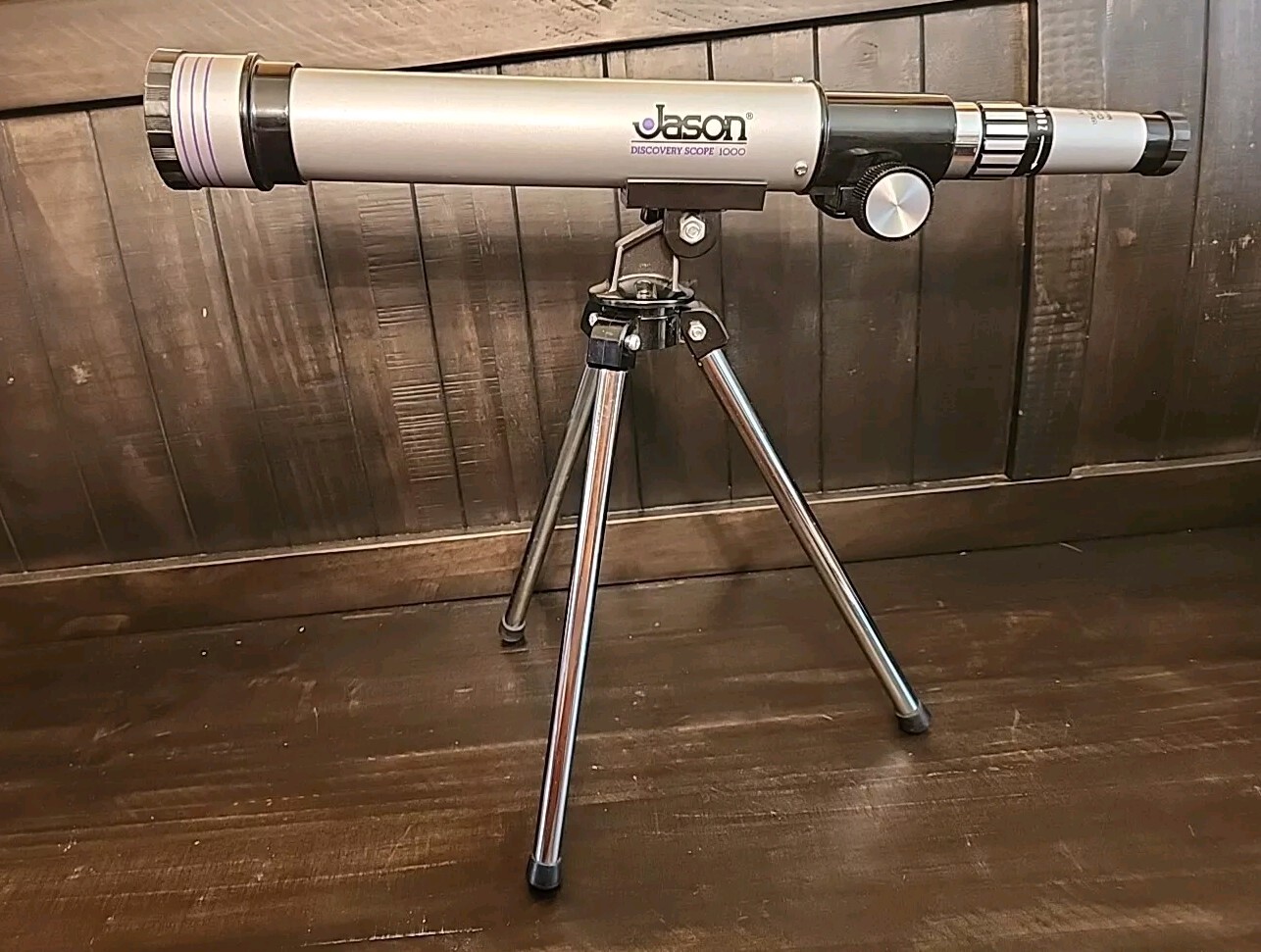 Model 329 Telescope Zoom Magnification Jason Discovery W/Tripod 15x-45x40MM
