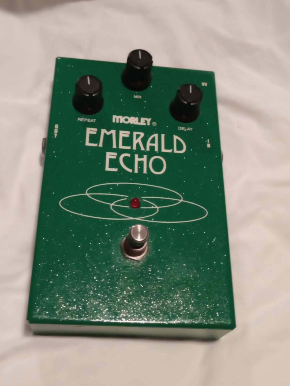 Morley Emerald Echo 1997 Vintage Analog Reverb Delay Effect Pedal
