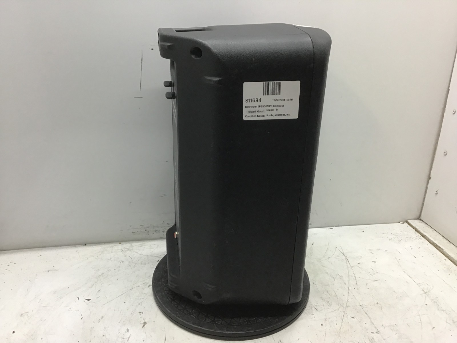 Behringer EPS500MP3 Compact Portable PA System - Single Speaker