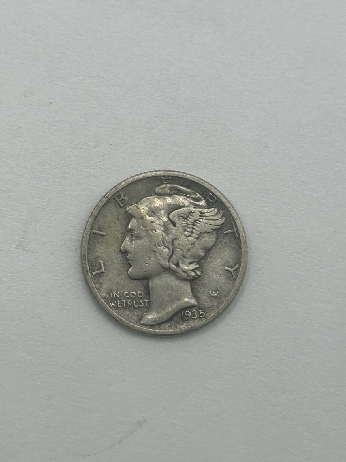 1935 Mercury Dime VF