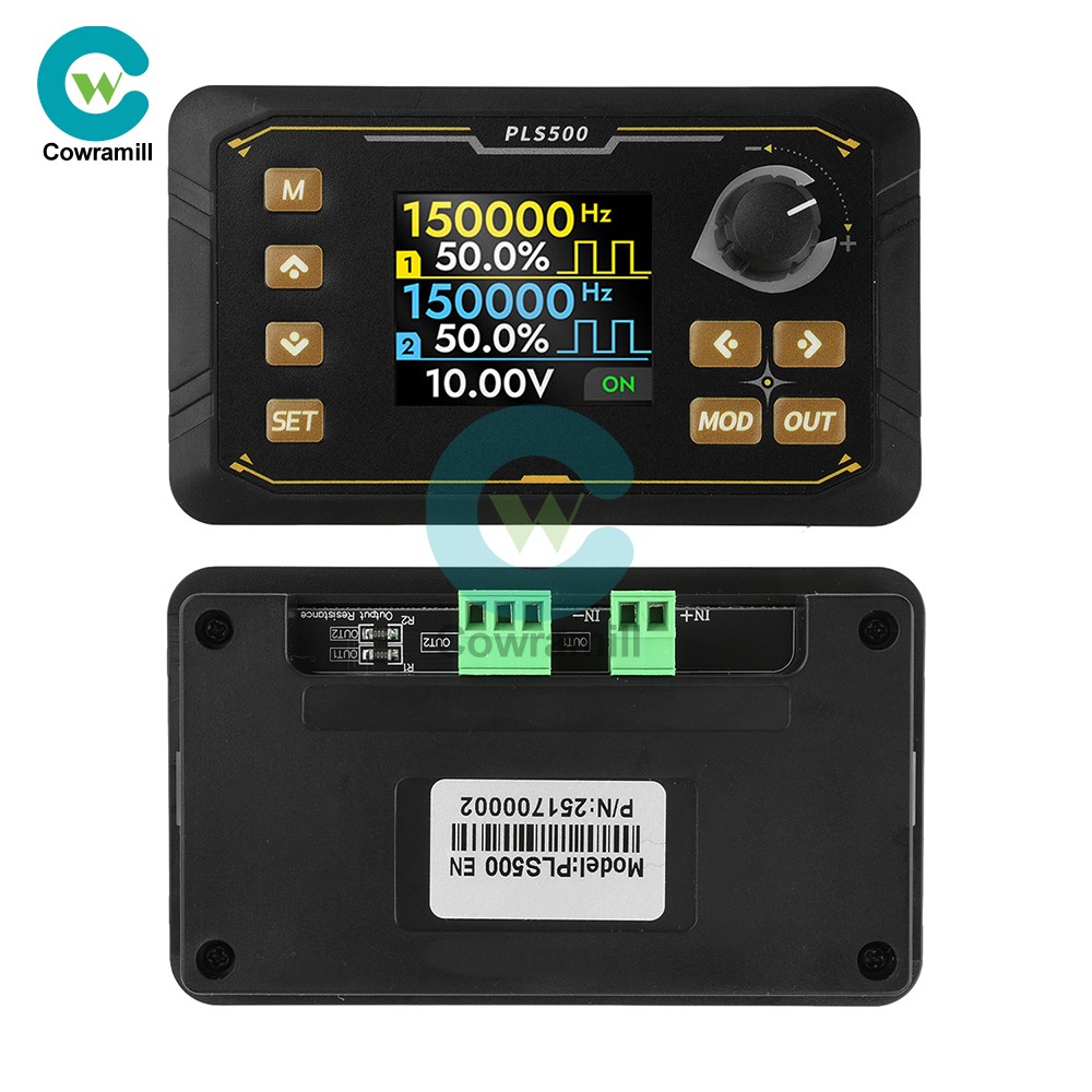 PLS500 Dual-Channel Pulse PWM Signal Generator Adjustable Programmable Dead zone
