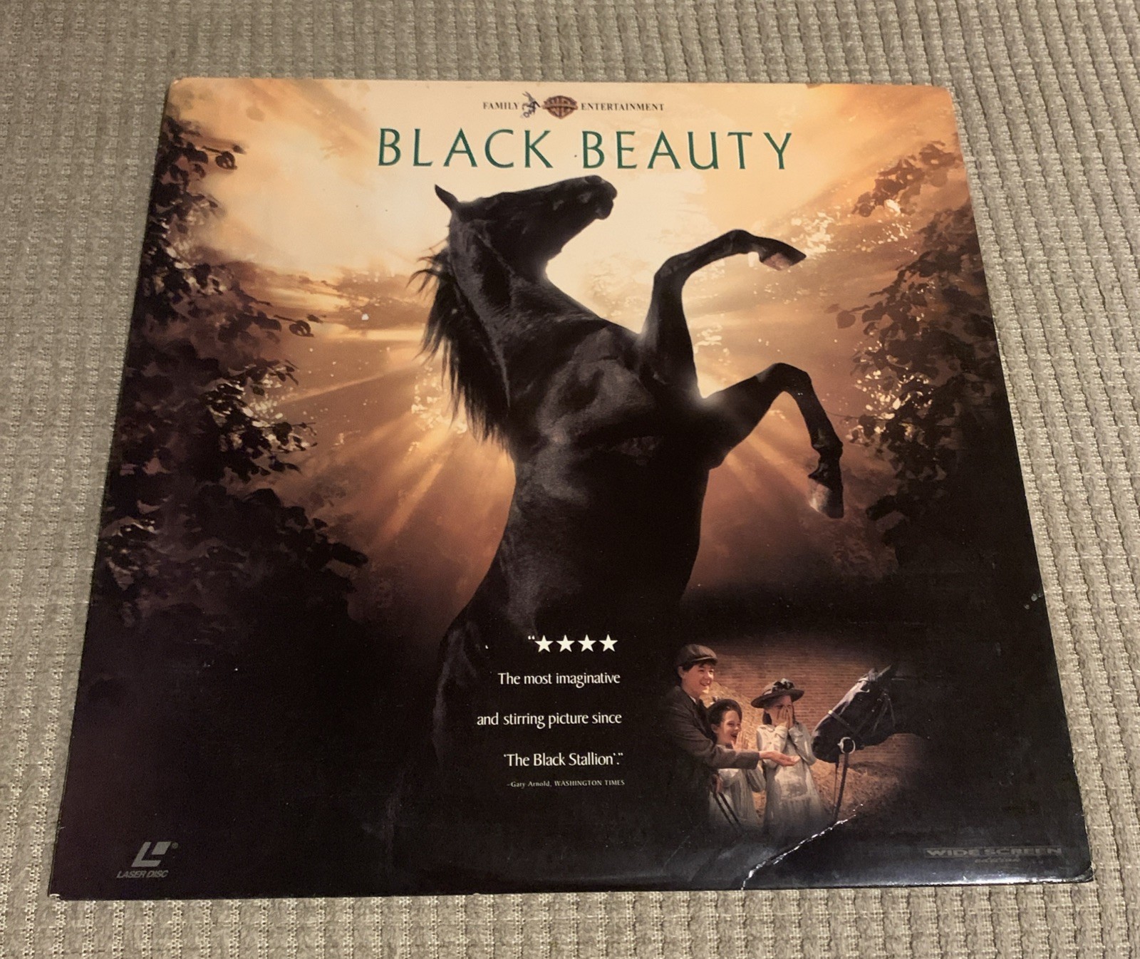 Black Beauty (Laserdisc, 1994) David Thewlis Sean Bean WIDESCREEN RARE!