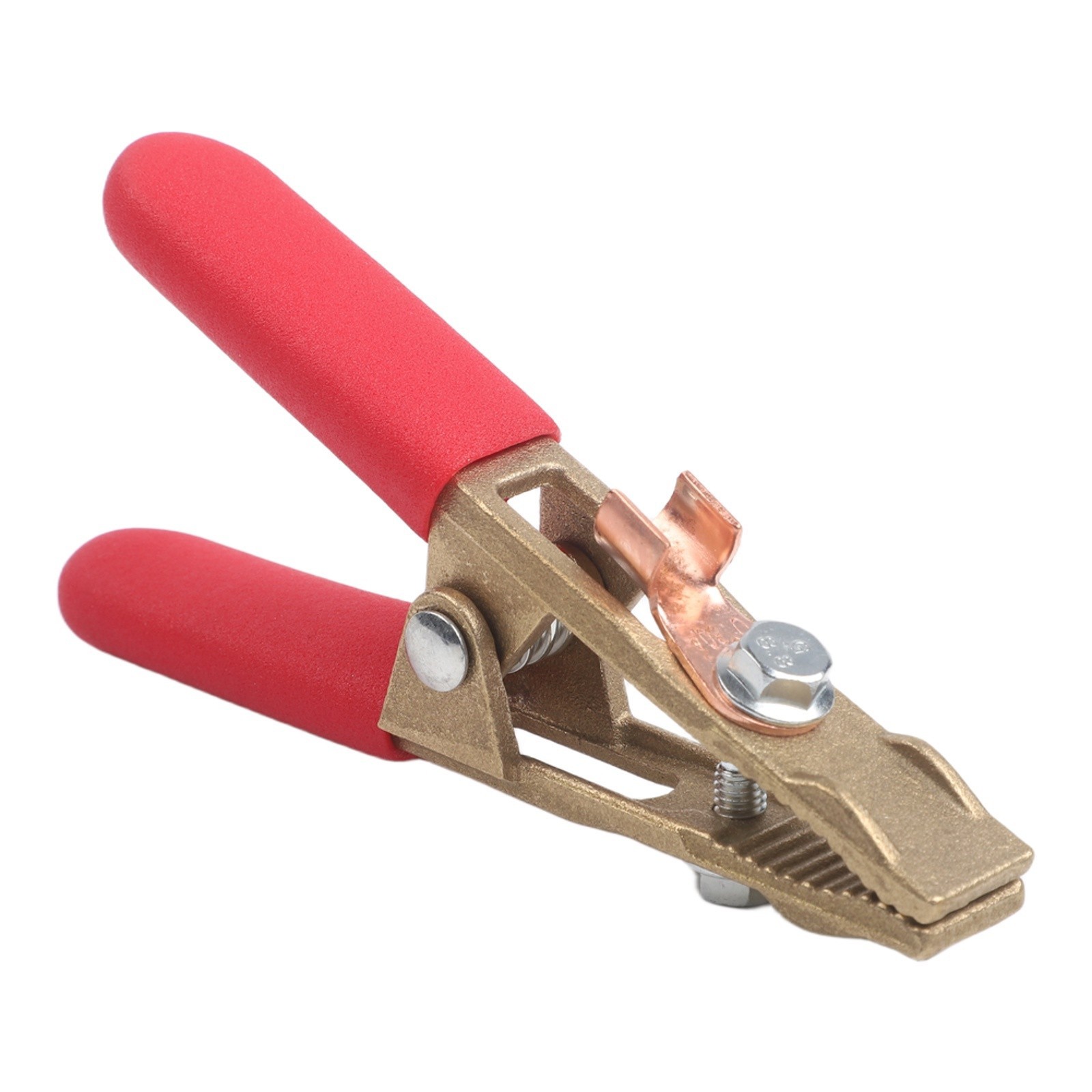 260A Brass Earth Cable Clamp Welding Pliers with Handle Sheath for User Comfort