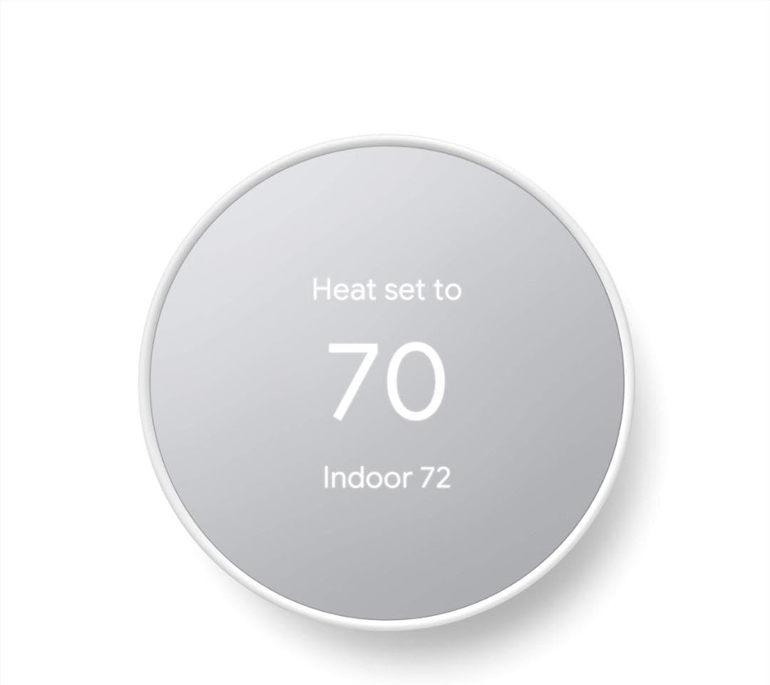 Google Nest G4CVZ Smart WiFi Programmable Thermostat Snow New Sealed